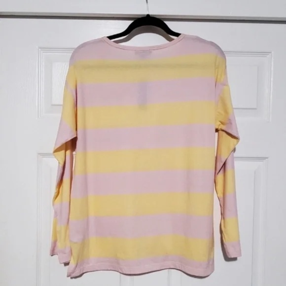 JCrew Oversized Cotton Striped T-Shirt Small - Picture 3 of 3